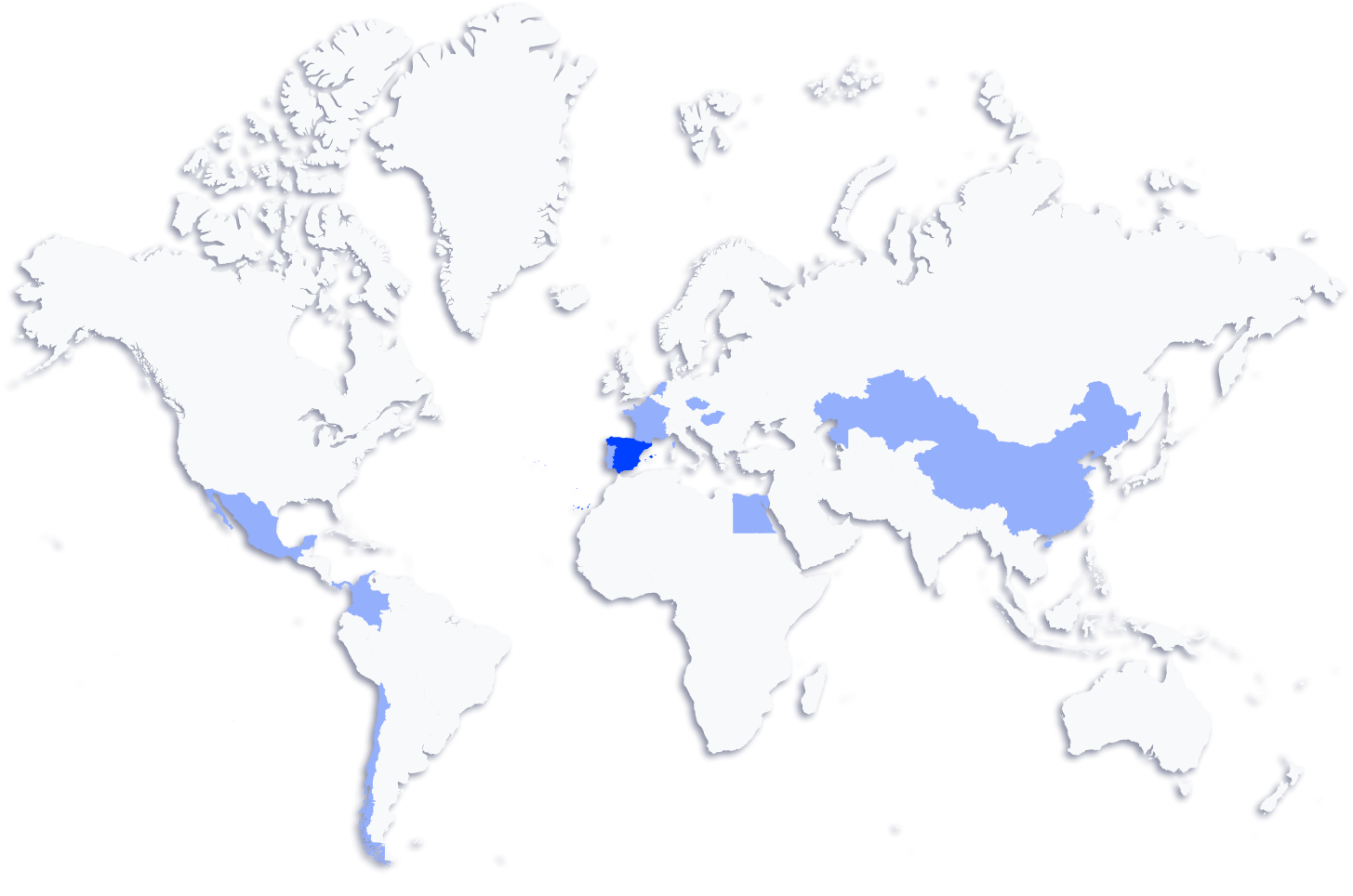 Thinkia global AI and innovation consultancy with offices in Spain, Portugal, France, Hungary, Czech Republic, Netherlands, Colombia, Mexico, Chile, Egypt, Kazakhstan and China